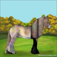 Horse Color:Void Nacre Chocolate Palomino Onyx Tobiano 