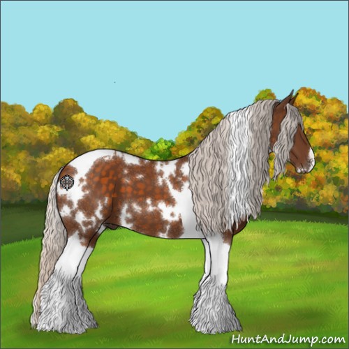 Horse Color:White Spotted Silver Buckskin Tobiano 