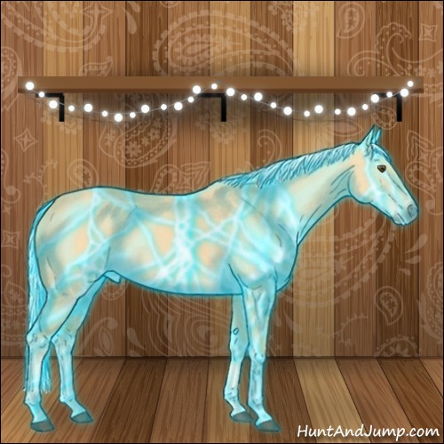 Horse Color:Thunderstruck Palomino Dun