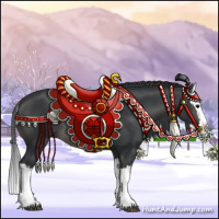 Horse Color:Black Splash 