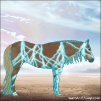 Horse Color:Gray Thunderstruck Red Roan