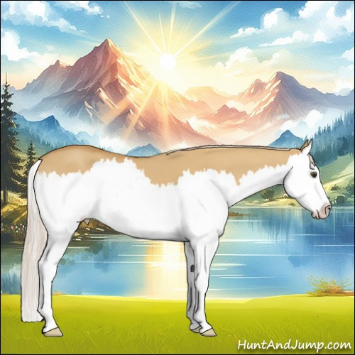 Horse Color:Palomino Dun Splash