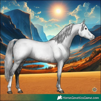 Horse Color:Gray Brown Sabino Tobiano 