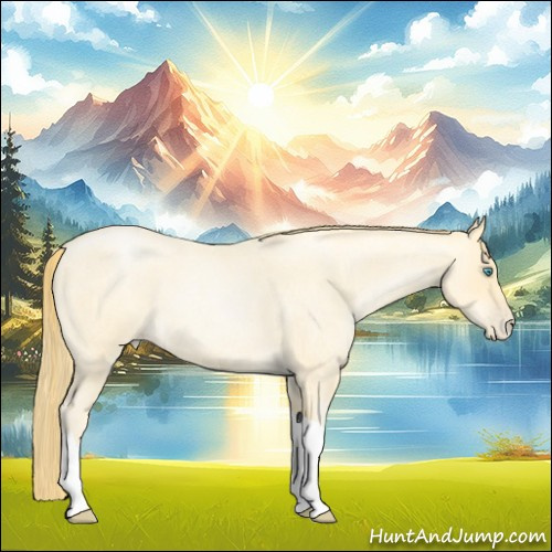Horse Color:Buckskin Roan Pearl 