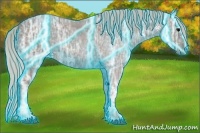 Horse Color:Thunderstruck Silver Blue Ice Roan 