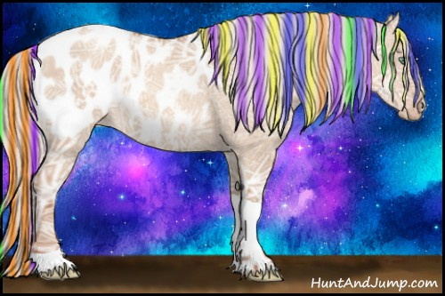 Horse Color:Painted Silver Sable Champagne Ice Dun Tobiano Appaloosa Rabicano