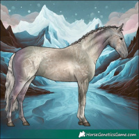 Horse Color:Silver Grullo Ice 