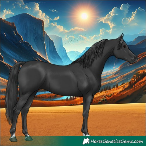 Horse Color:Black 