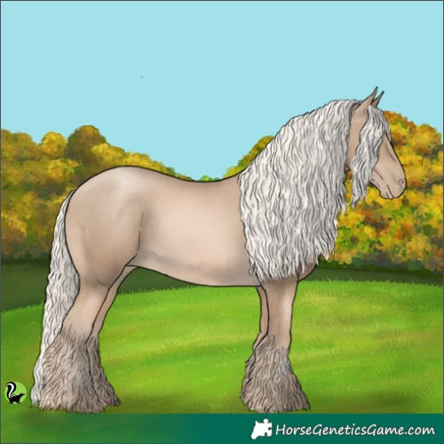 Horse Color:Chocolate Palomino Pearl 