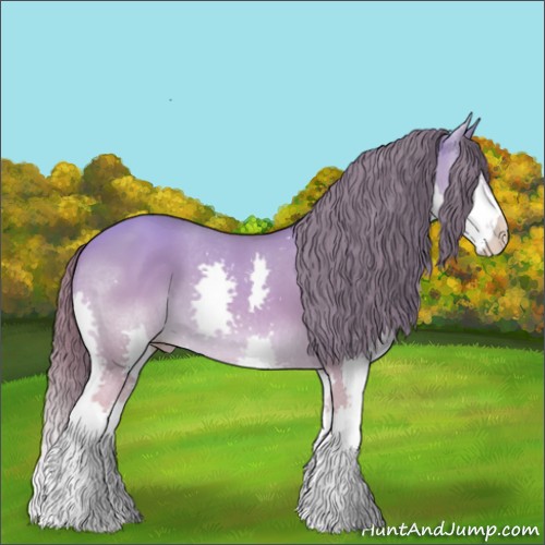 Horse Color:Watercolor Gold Champagne Dun Splash 