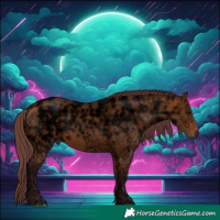 Horse Color:Chocolate Bay Ice
