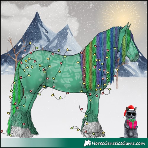 Horse Color:Painted Watercolor Liver Chestnut Ice 