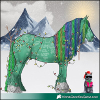 Horse Color:Painted Watercolor Liver Chestnut Ice 