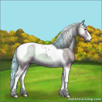 Horse Color:Watercolor Red Onyx Ice Tobiano 