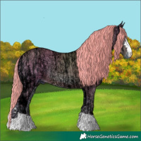 Horse Color:Watercolor Red Onyx Ice