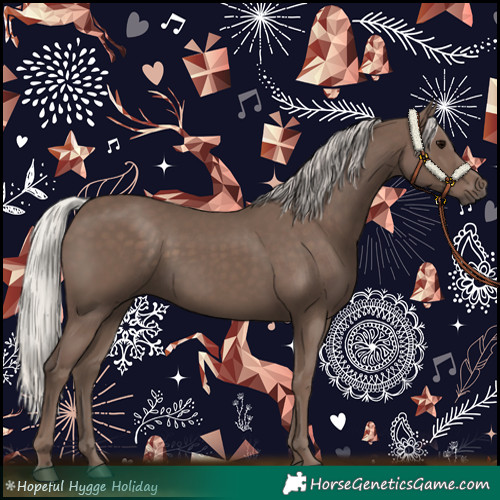 Horse Color:Silver Black 
