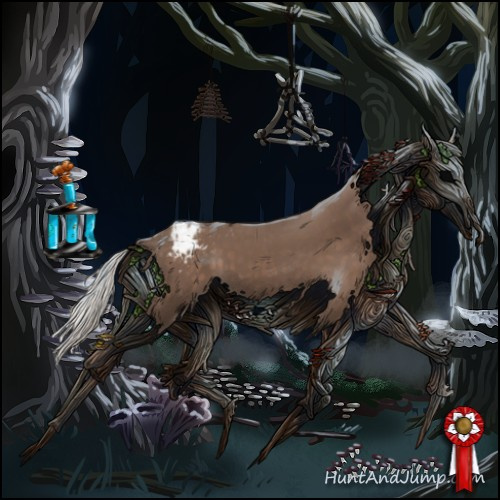 Horse Color:Silver Black Appaloosa 