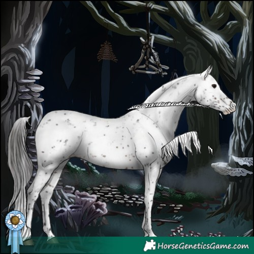 Horse Color:Brown Sabino