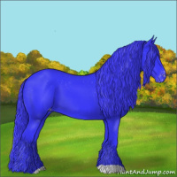 Horse Color:Watercolor Black Varnish 