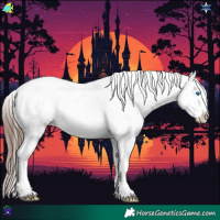 Horse Color:Brown Ice Dun Splash Appaloosa 