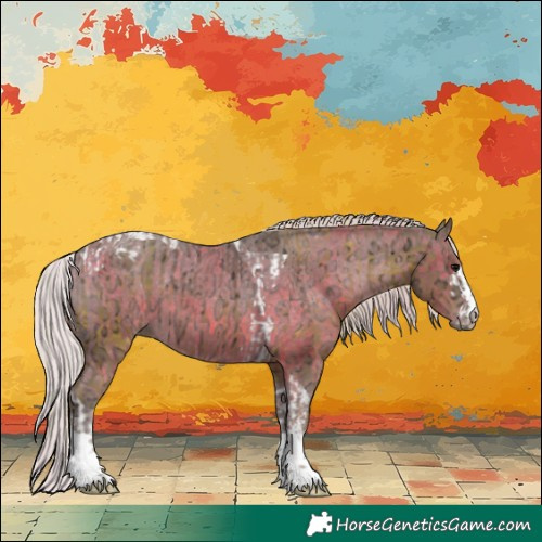 Horse Color:Silver Black Ice Tobiano  and Silver Black Ice Varnish 