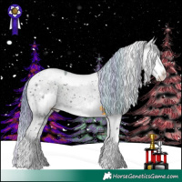 Horse Color:ERROR: UNKNOWN ANOMALY and Watercolor Plaid  White Spotted Midnight Bay Ice Splash Appaloosa 