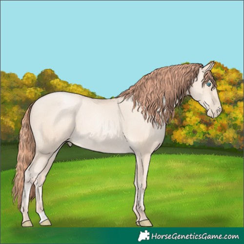 Horse Color:Amber Cream Champagne Pearl 