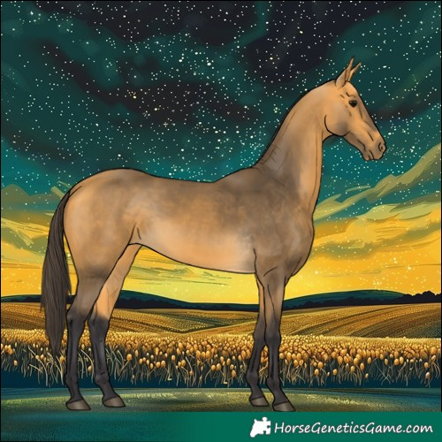 Horse Color:Buckskin 