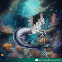 Horse Color:Grullo Chinchilla Tobiano 