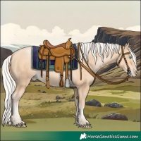 Horse Color:Silver Smoky Black Pearl 