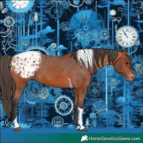 Horse Color:Bay Tobiano Appaloosa 