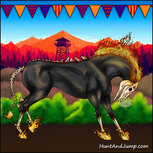 Horse Color:Black 