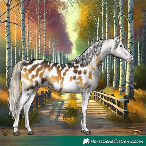Horse Color:Chocolate Palomino Onyx Mushroom Appaloosa 