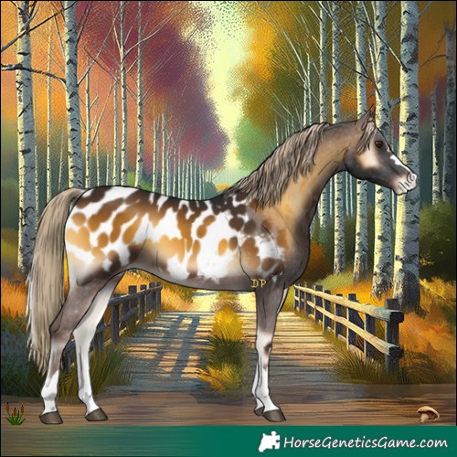 Horse Color:Chocolate Palomino Onyx Mushroom Appaloosa 