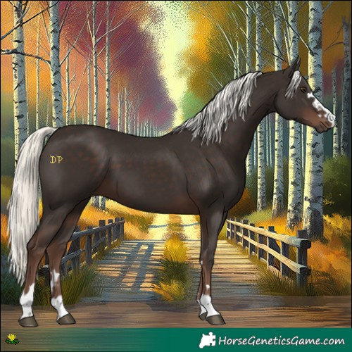 Horse Color:Liver Chestnut Mushroom 