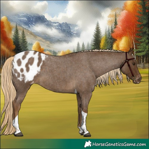 Horse Color:Chocolate Palomino Roan Tobiano Appaloosa 