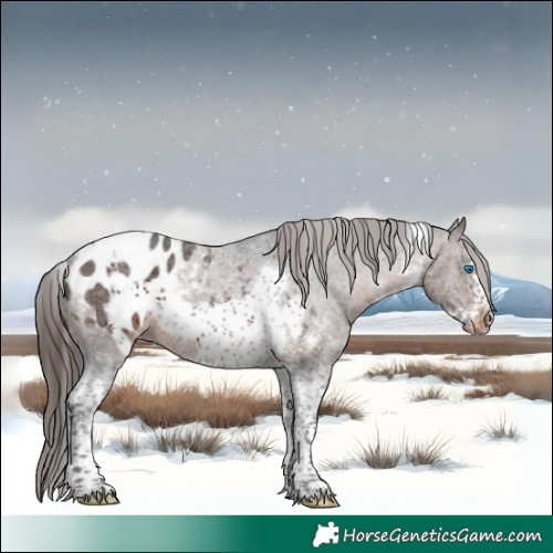 Horse Color:Brown Sabino Tobiano Frame Appaloosa 