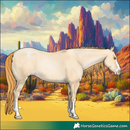 Horse Color:Red Dun Pearl 