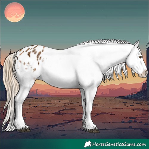 Horse Color:Chestnut Ice Appaloosa 