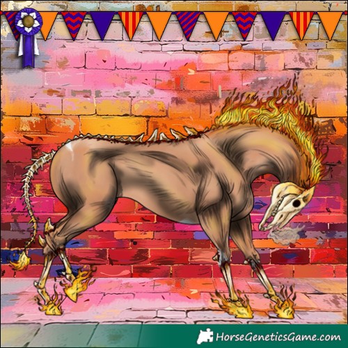 Horse Color:Gold Champagne Tobiano 