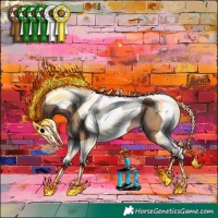 Horse Color:Classic Champagne Tobiano