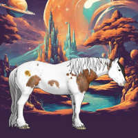 Horse Color:Buckskin Splash Tobiano 