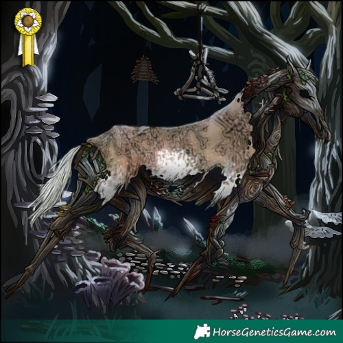 Horse Color:Watercolor White Spotted Silver Brown Ice Pearl 