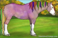 Horse Color:Painted Red Dun Roan Sabino Splash Varnish