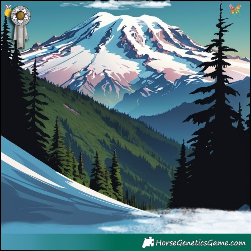 Horse Color:White Spotted Brown 