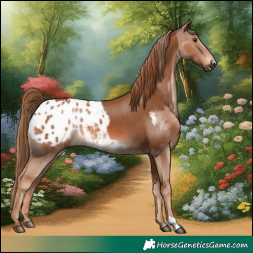 Horse Color:Chestnut  and Chestnut Appaloosa 