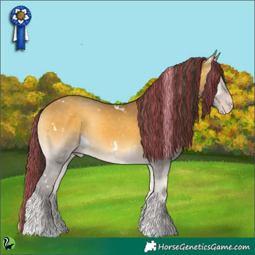 Horse Color:Painted White Spotted Sable Cream Champagne Onyx 