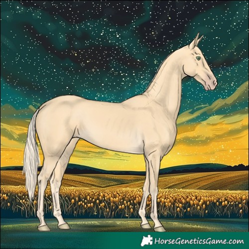 Horse Color:Gold Cream Champagne 