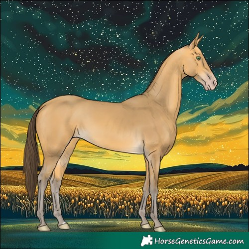 Horse Color:Amber Cream Champagne 