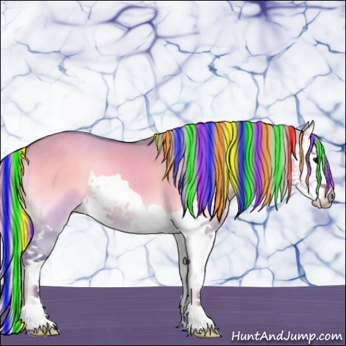 Horse Color:Painted Watercolor Silver Grullo Onyx Splash